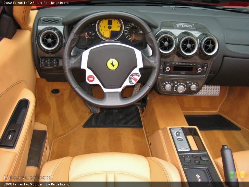 Beige Interior Dashboard for the 2008 Ferrari F430 Spider F1 #59638422