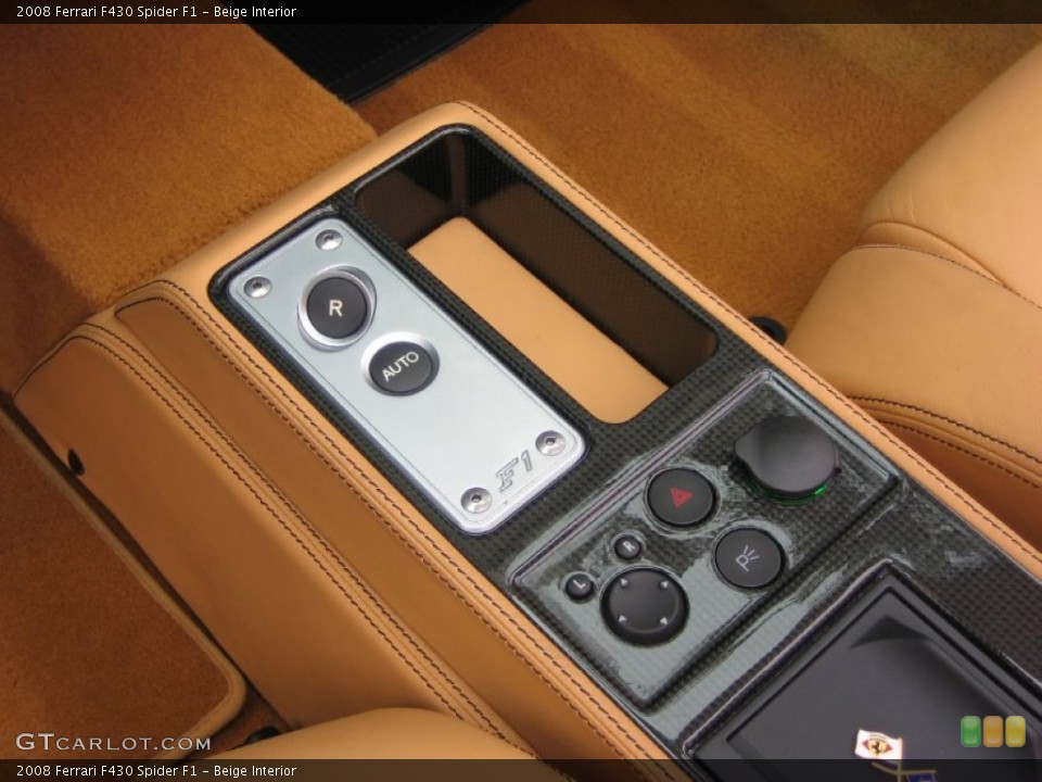 Beige Interior Transmission for the 2008 Ferrari F430 Spider F1 #59638458