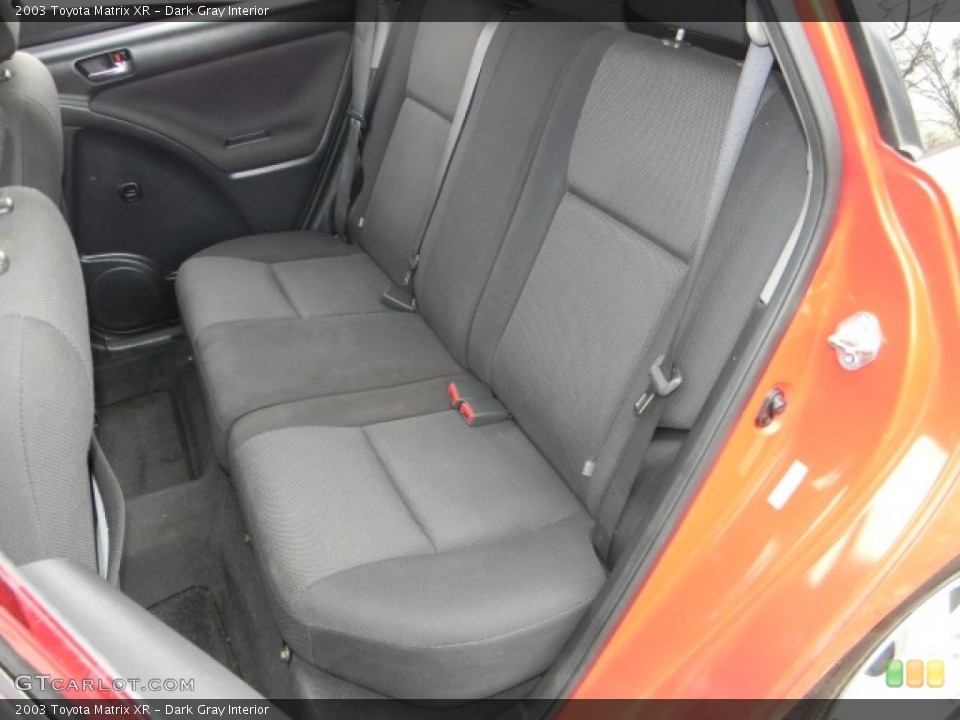 Dark Gray Interior Photo for the 2003 Toyota Matrix XR #59641271