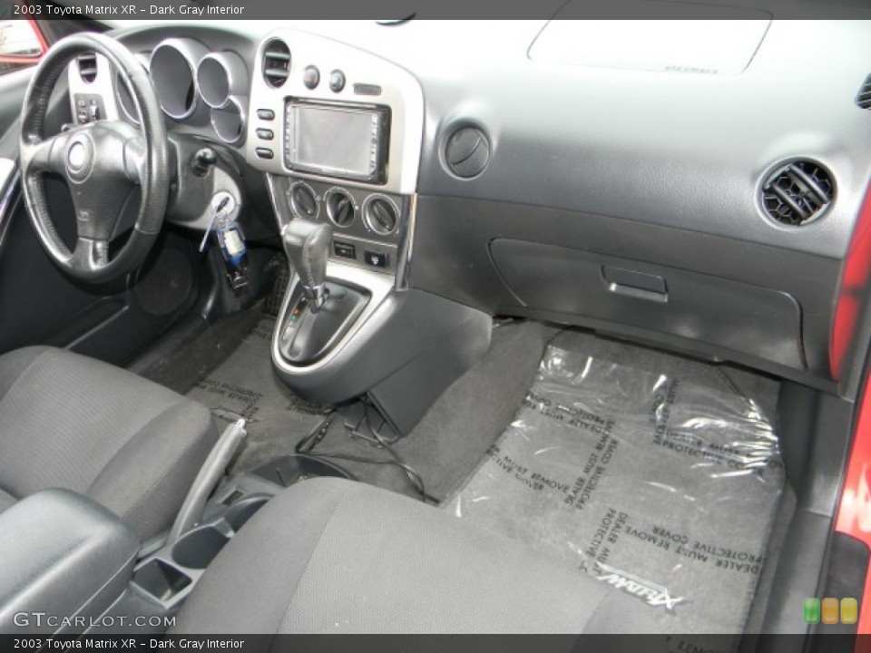 Dark Gray Interior Dashboard for the 2003 Toyota Matrix XR #59641297