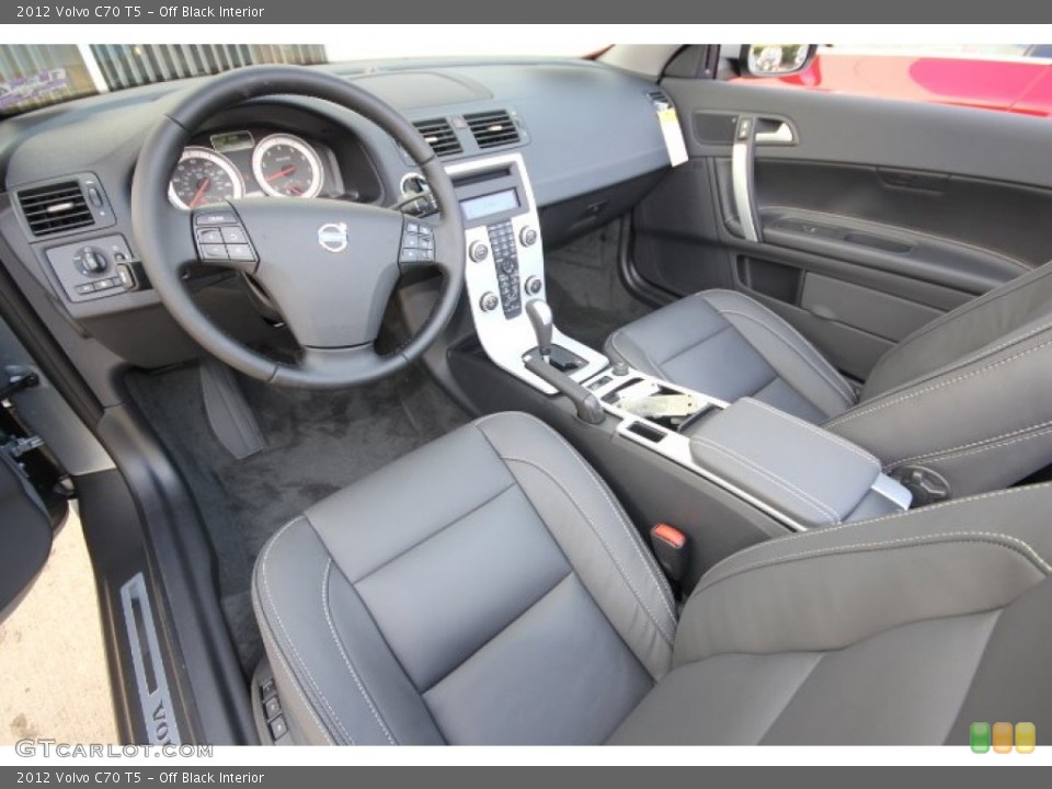 Off Black Interior Photo for the 2012 Volvo C70 T5 #59642549
