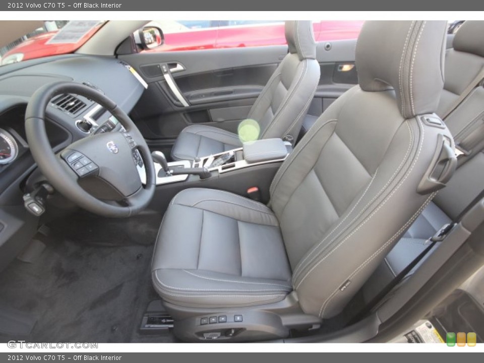 Off Black Interior Photo for the 2012 Volvo C70 T5 #59642558