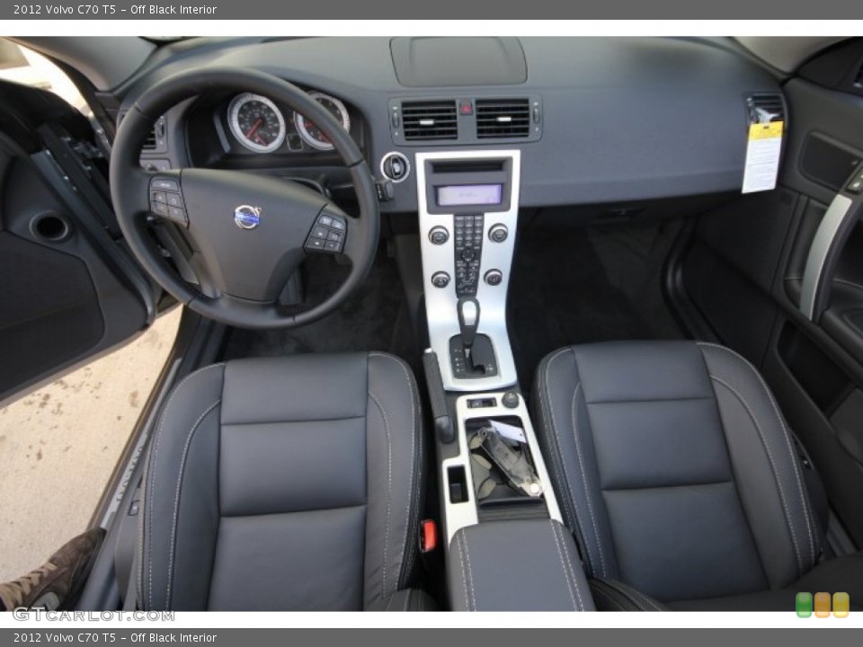 Off Black Interior Dashboard for the 2012 Volvo C70 T5 #59642629