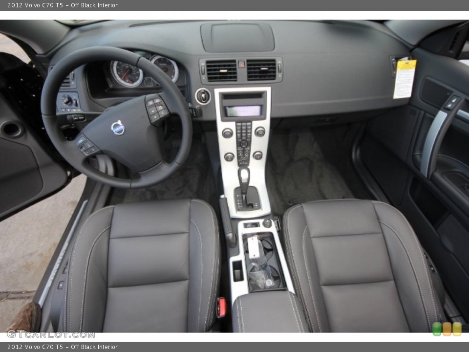 Off Black Interior Dashboard for the 2012 Volvo C70 T5 #59642762