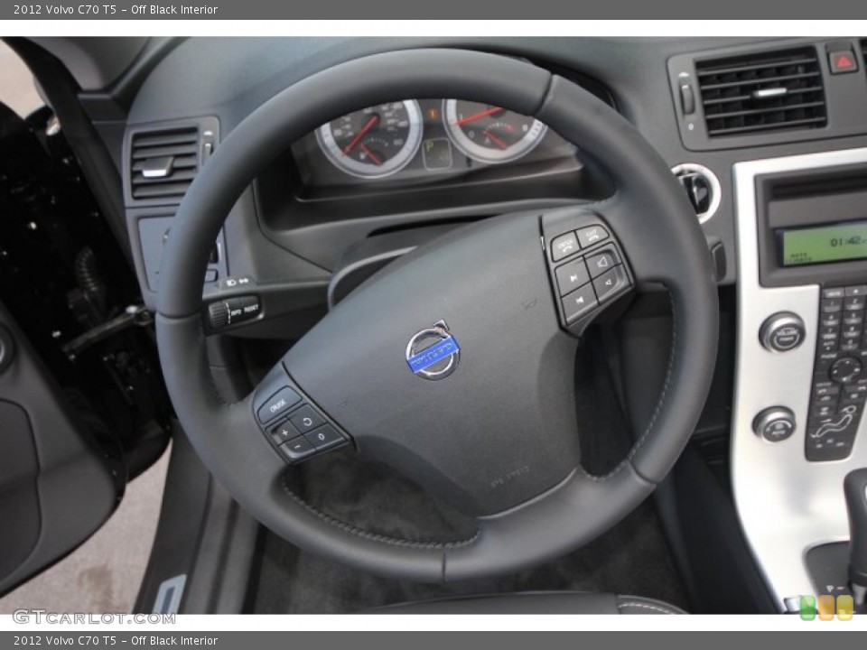 Off Black Interior Steering Wheel for the 2012 Volvo C70 T5 #59642777