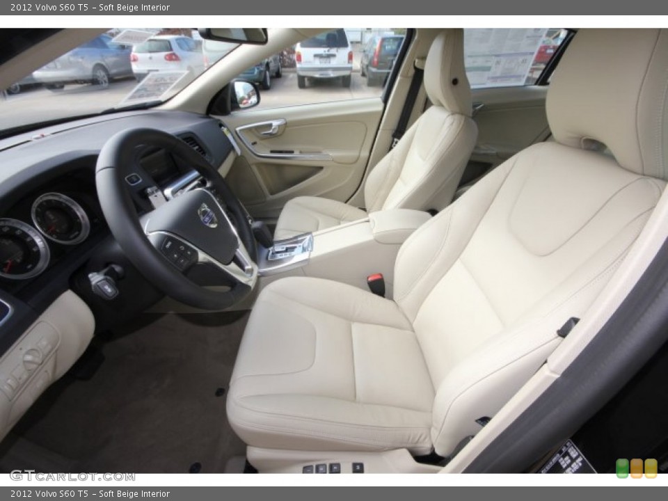 Soft Beige Interior Photo for the 2012 Volvo S60 T5 #59643589
