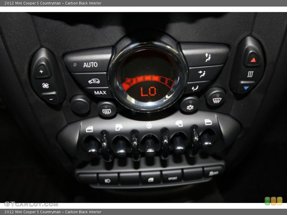 Carbon Black Interior Controls for the 2012 Mini Cooper S Countryman #59644517