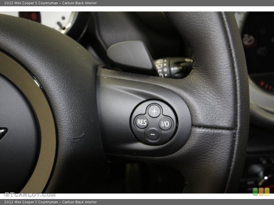 Carbon Black Interior Controls for the 2012 Mini Cooper S Countryman #59644562