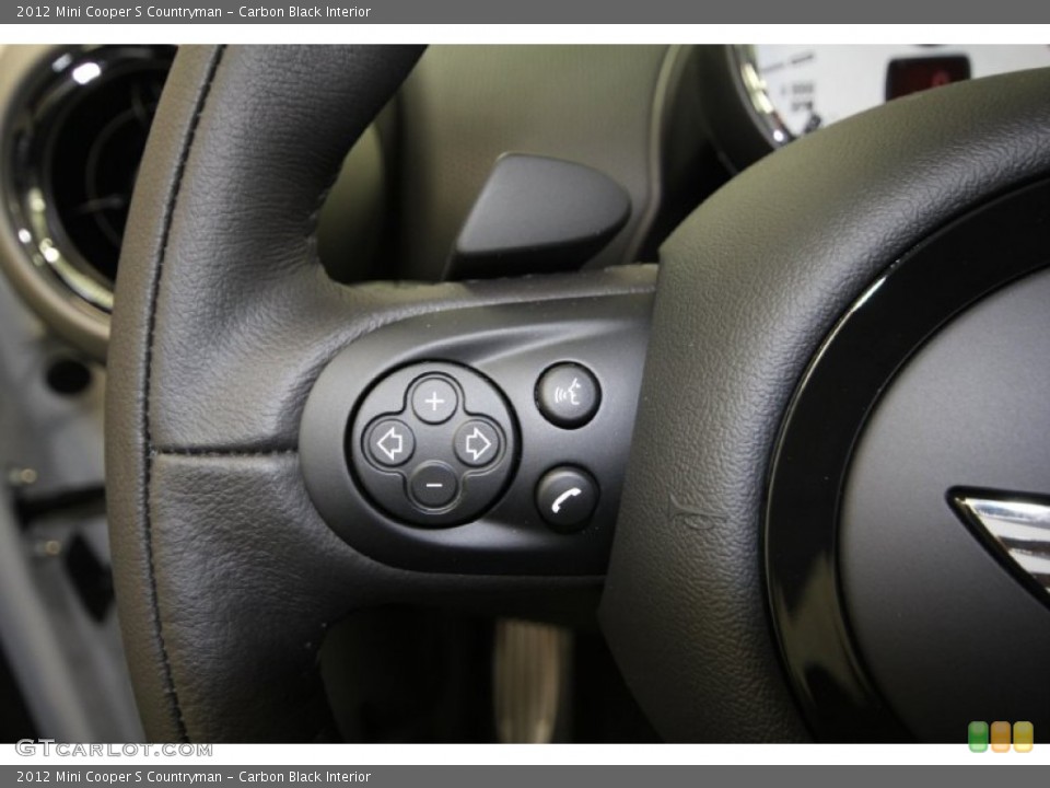 Carbon Black Interior Controls for the 2012 Mini Cooper S Countryman #59644571