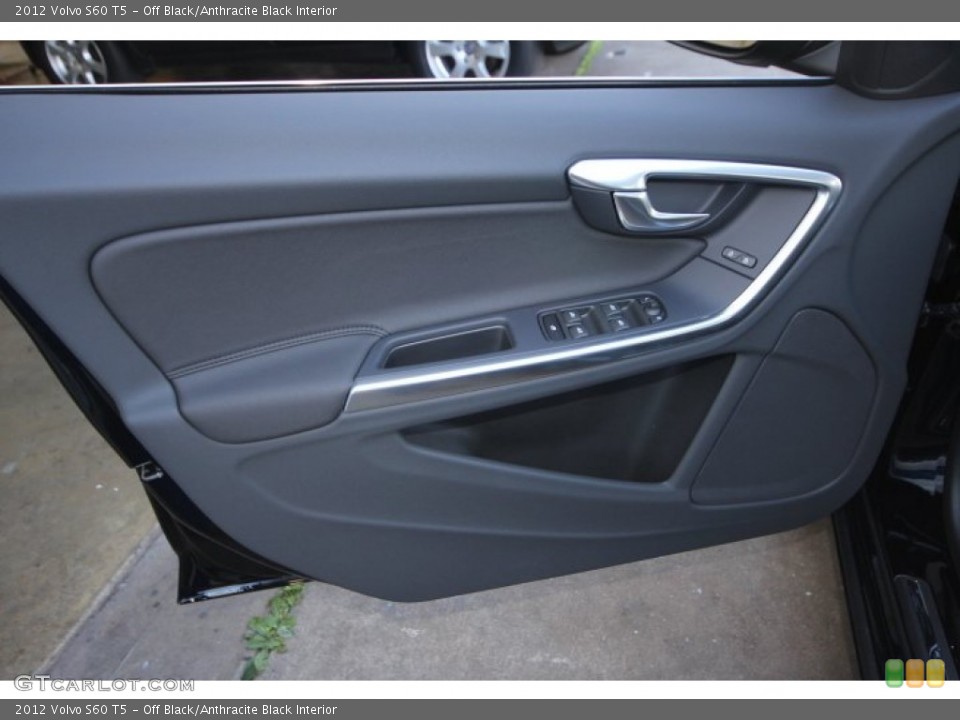 Off Black/Anthracite Black Interior Door Panel for the 2012 Volvo S60 T5 #59644653