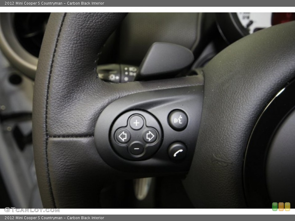 Carbon Black Interior Controls for the 2012 Mini Cooper S Countryman #59644799