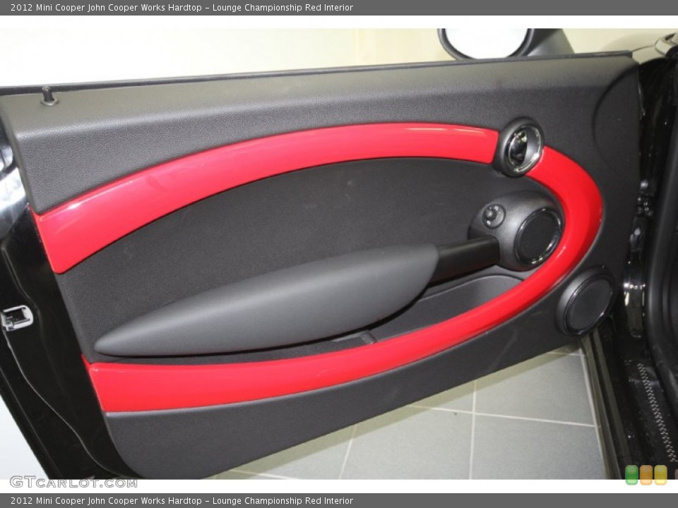 Lounge Championship Red Interior Door Panel for the 2012 Mini Cooper John Cooper Works Hardtop #59645162