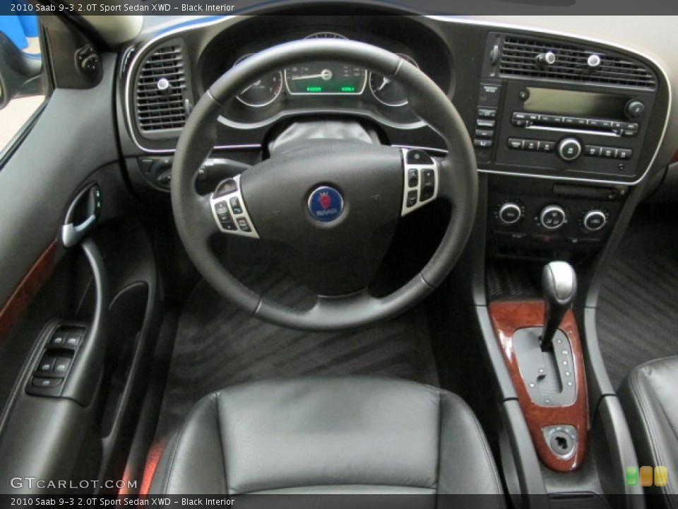 Black Interior Controls for the 2010 Saab 9-3 2.0T Sport Sedan XWD #59645393