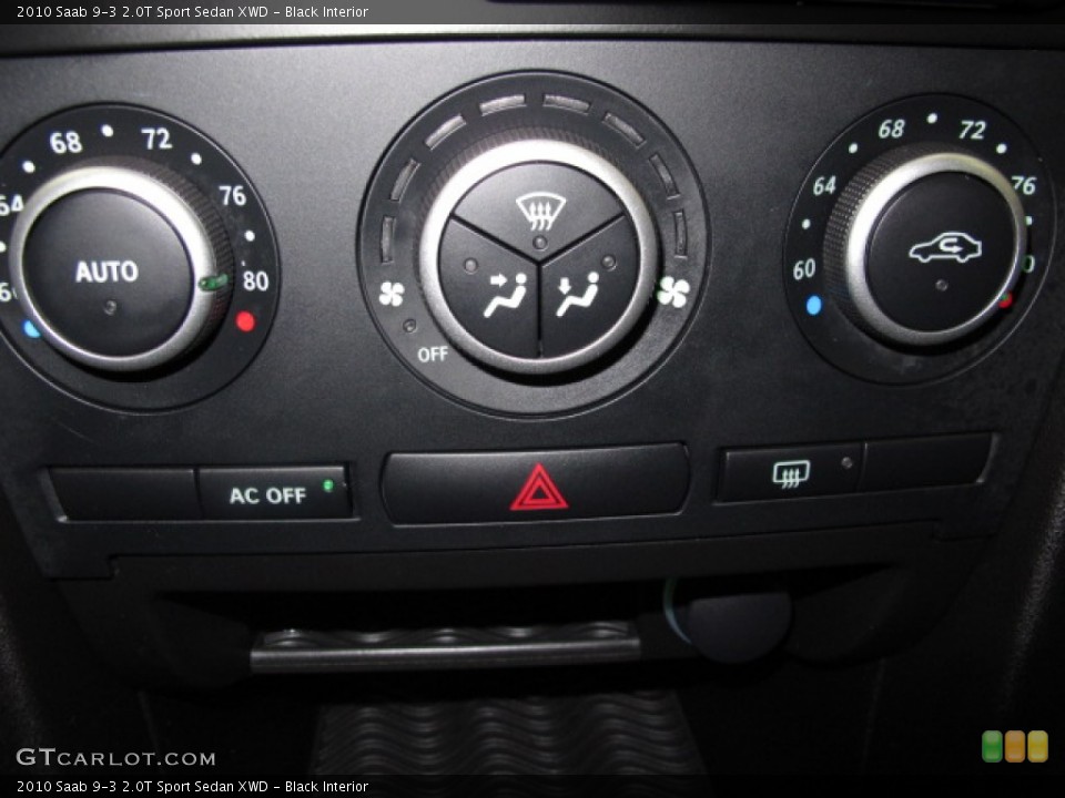 Black Interior Controls for the 2010 Saab 9-3 2.0T Sport Sedan XWD #59645453