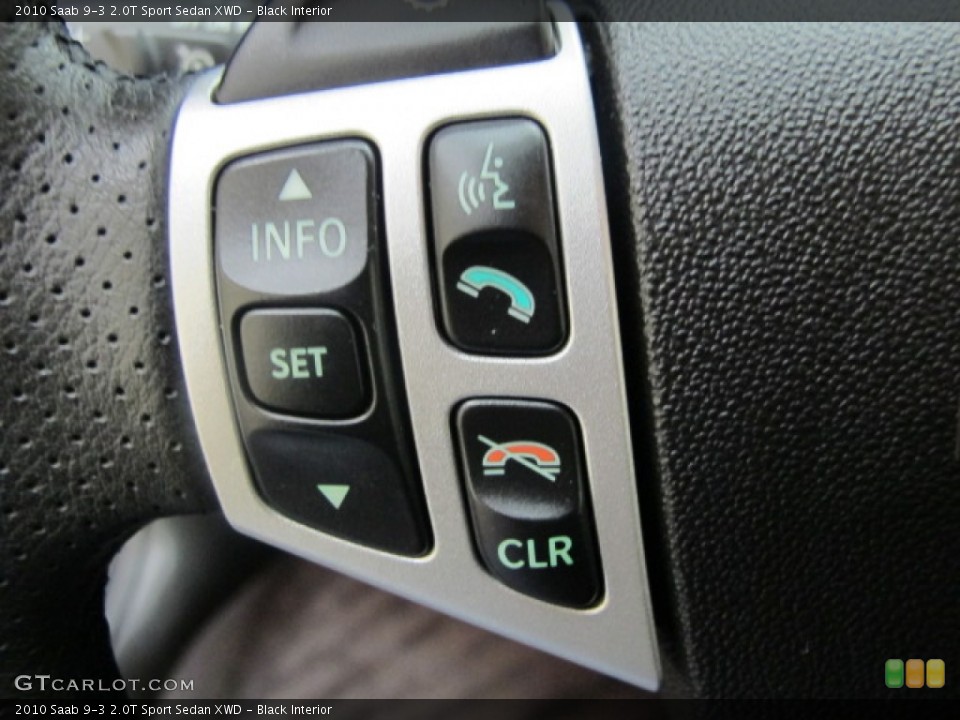Black Interior Controls for the 2010 Saab 9-3 2.0T Sport Sedan XWD #59645483