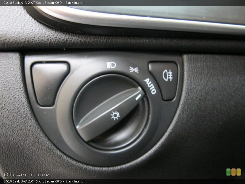 Black Interior Controls for the 2010 Saab 9-3 2.0T Sport Sedan XWD #59645501