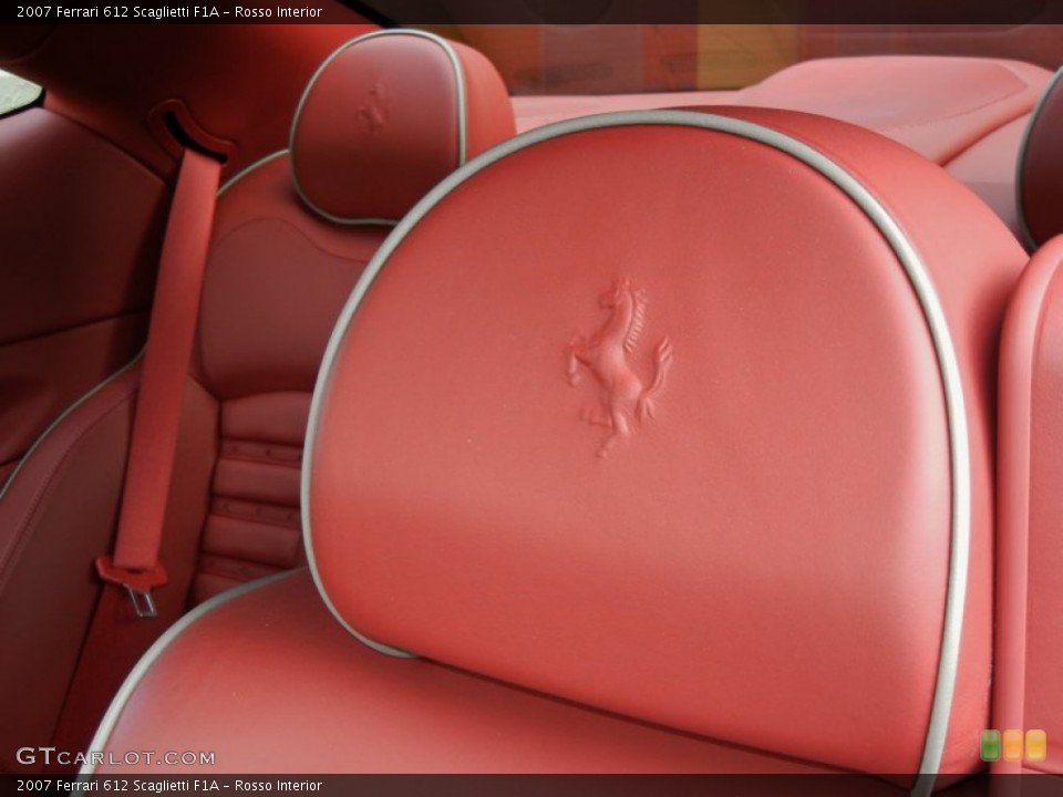 Rosso Interior Photo for the 2007 Ferrari 612 Scaglietti F1A #59645622