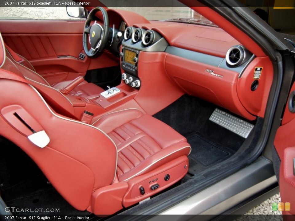 Rosso Interior Dashboard for the 2007 Ferrari 612 Scaglietti F1A #59645655