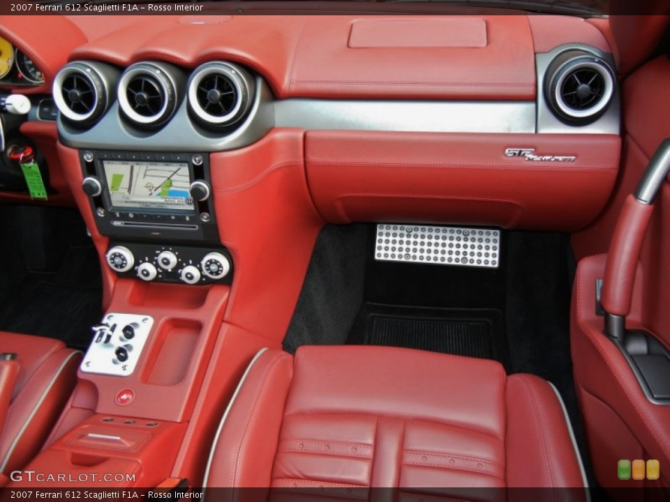 Rosso Interior Dashboard for the 2007 Ferrari 612 Scaglietti F1A #59645678