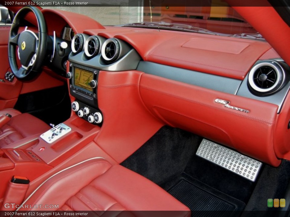 Rosso Interior Dashboard for the 2007 Ferrari 612 Scaglietti F1A #59645687