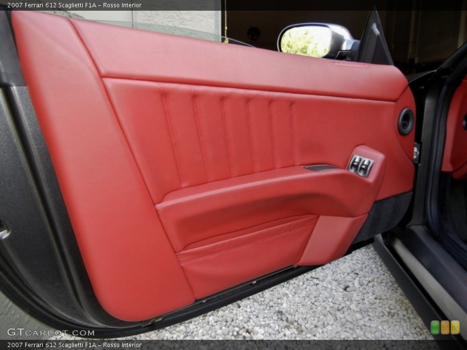 Rosso Interior Door Panel for the 2007 Ferrari 612 Scaglietti F1A #59645813