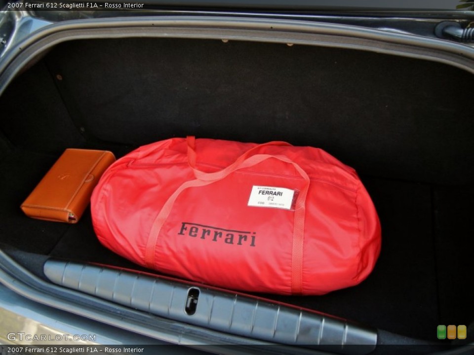Rosso Interior Trunk for the 2007 Ferrari 612 Scaglietti F1A #59645831