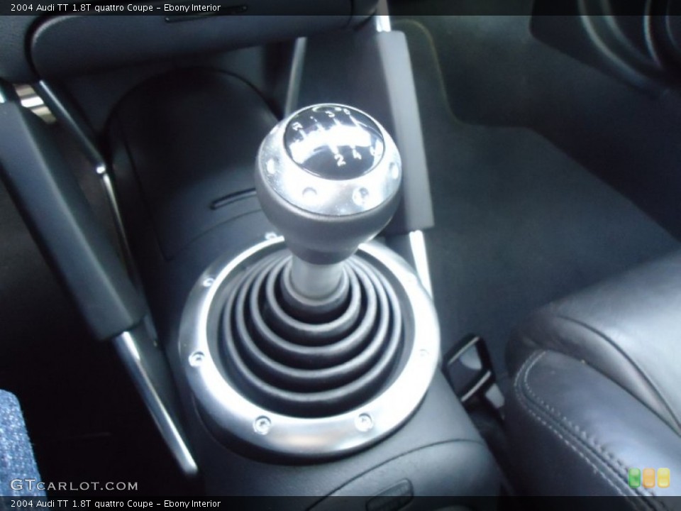 Ebony Interior Transmission for the 2004 Audi TT 1.8T quattro Coupe #59645861