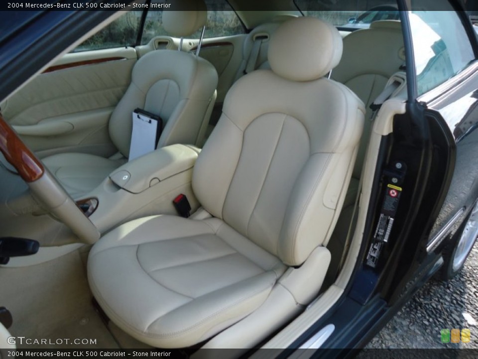 Stone Interior Photo for the 2004 Mercedes-Benz CLK 500 Cabriolet #59646023