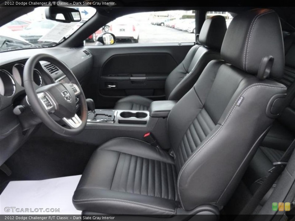 Dark Slate Gray Interior Photo for the 2012 Dodge Challenger R/T Classic #59647587