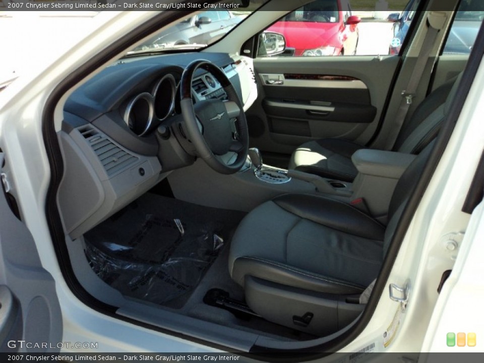 Dark Slate Gray/Light Slate Gray Interior Photo for the 2007 Chrysler Sebring Limited Sedan #59650530
