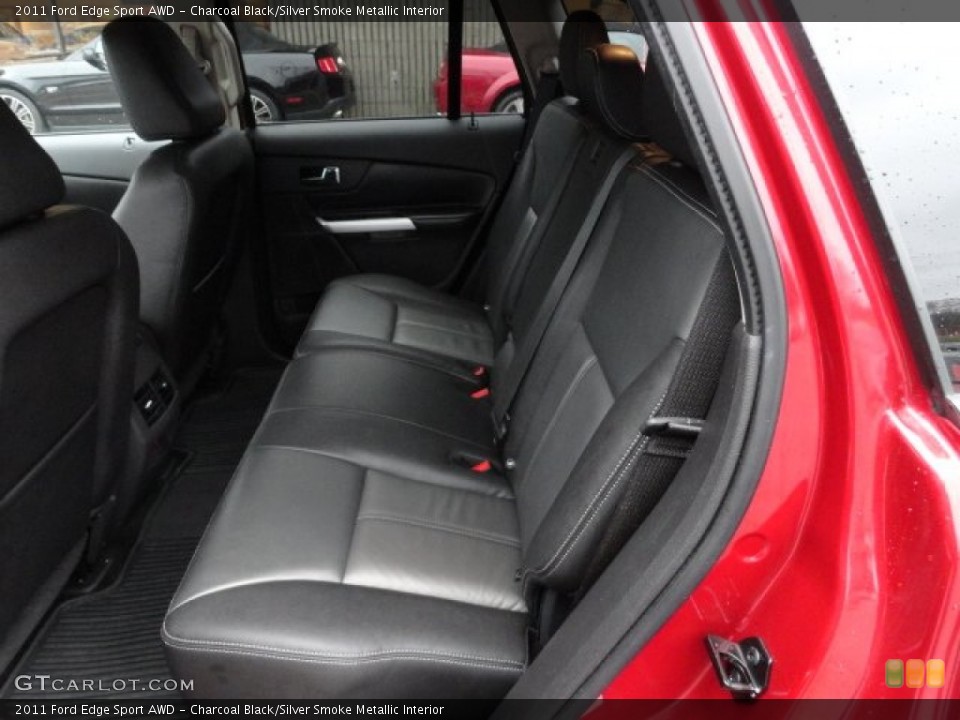 Charcoal Black/Silver Smoke Metallic Interior Photo for the 2011 Ford Edge Sport AWD #59653517