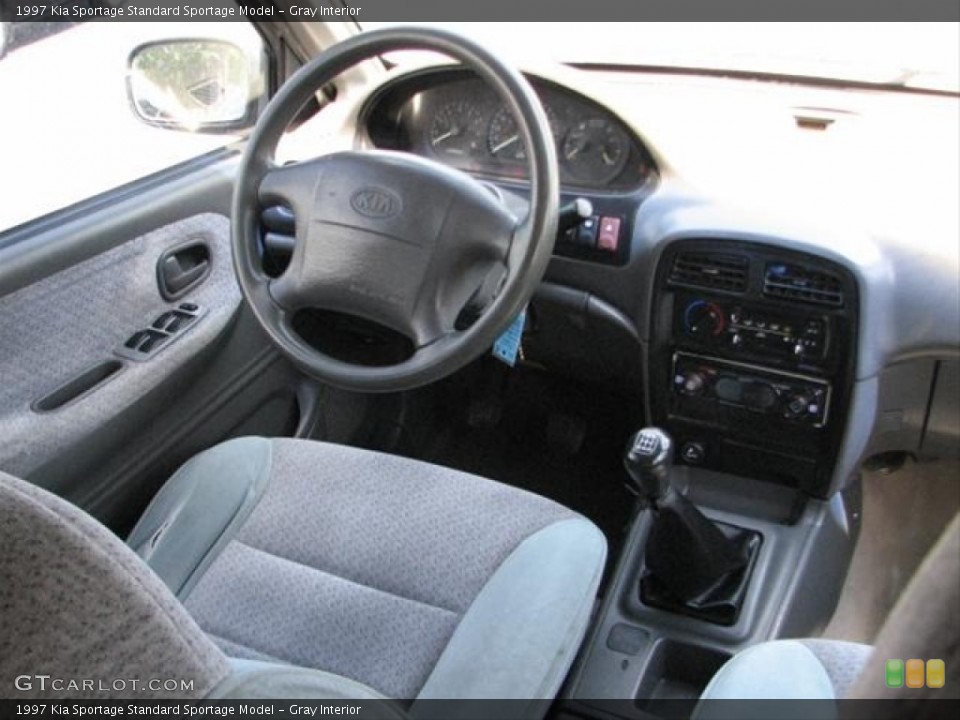 Gray 1997 Kia Sportage Interiors
