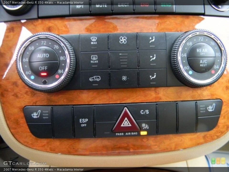Macadamia Interior Controls for the 2007 Mercedes-Benz R 350 4Matic #59655708
