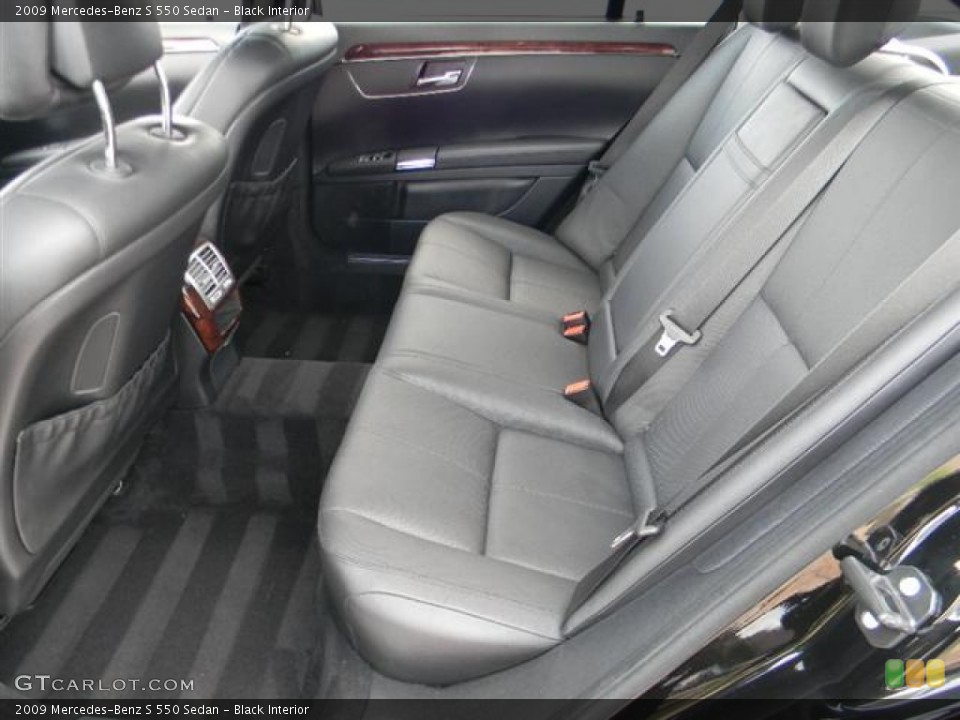 Black Interior Photo for the 2009 Mercedes-Benz S 550 Sedan #59656037