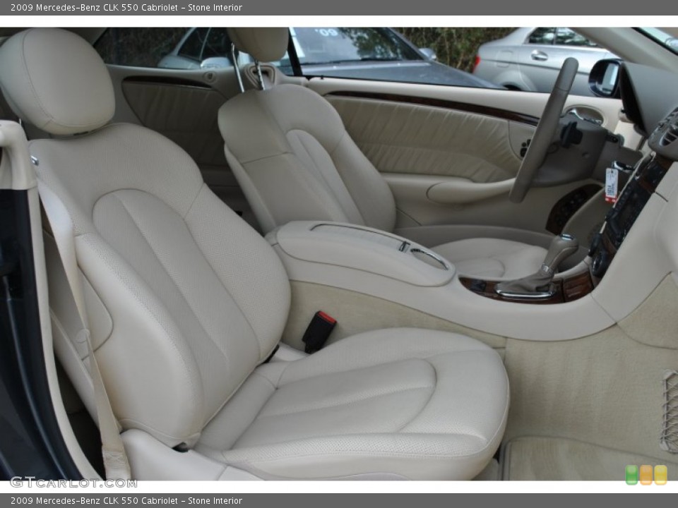 Stone Interior Photo for the 2009 Mercedes-Benz CLK 550 Cabriolet #59661080