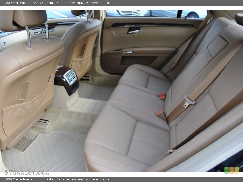 Savanna/Cashmere Interior Photo for the 2009 Mercedes-Benz S 550 4Matic Sedan #59661320