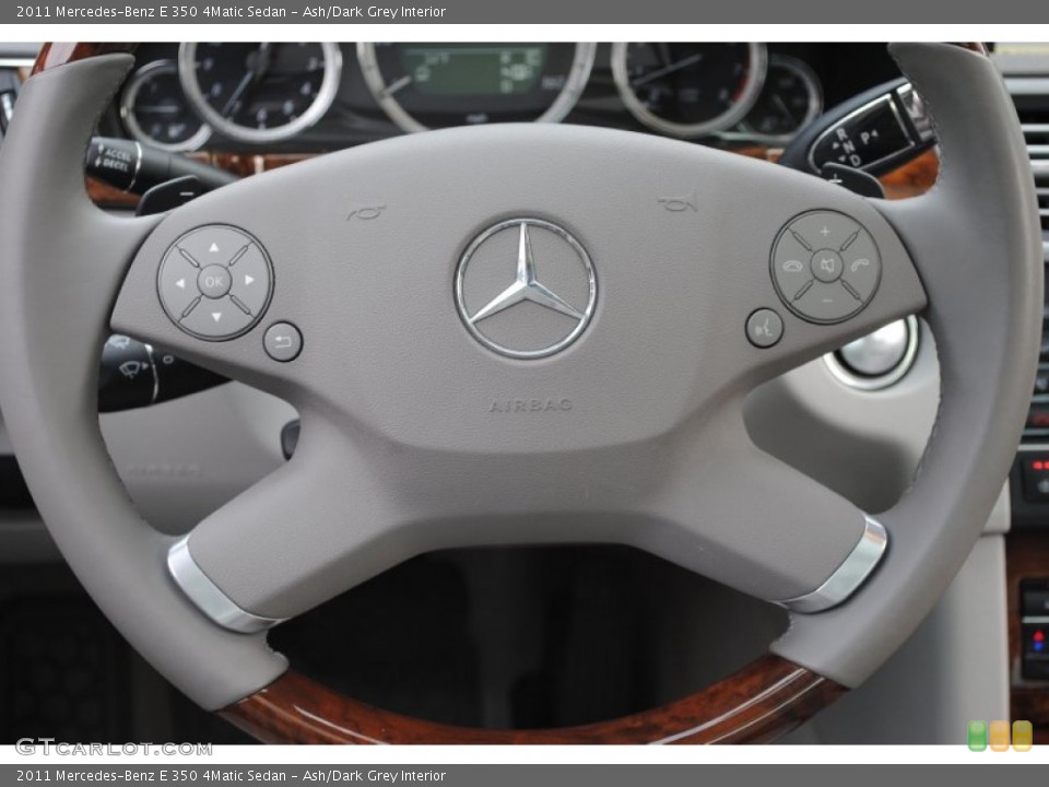 Ash/Dark Grey Interior Steering Wheel for the 2011 Mercedes-Benz E 350 4Matic Sedan #59661890