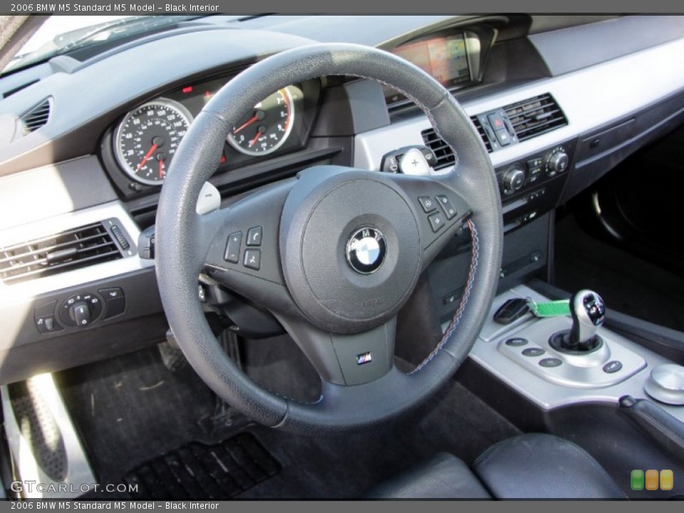 Black Interior Steering Wheel for the 2006 BMW M5  #59662370