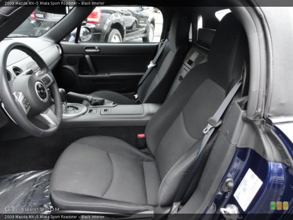 Black Interior Photo for the 2009 Mazda MX-5 Miata Sport Roadster #59662806