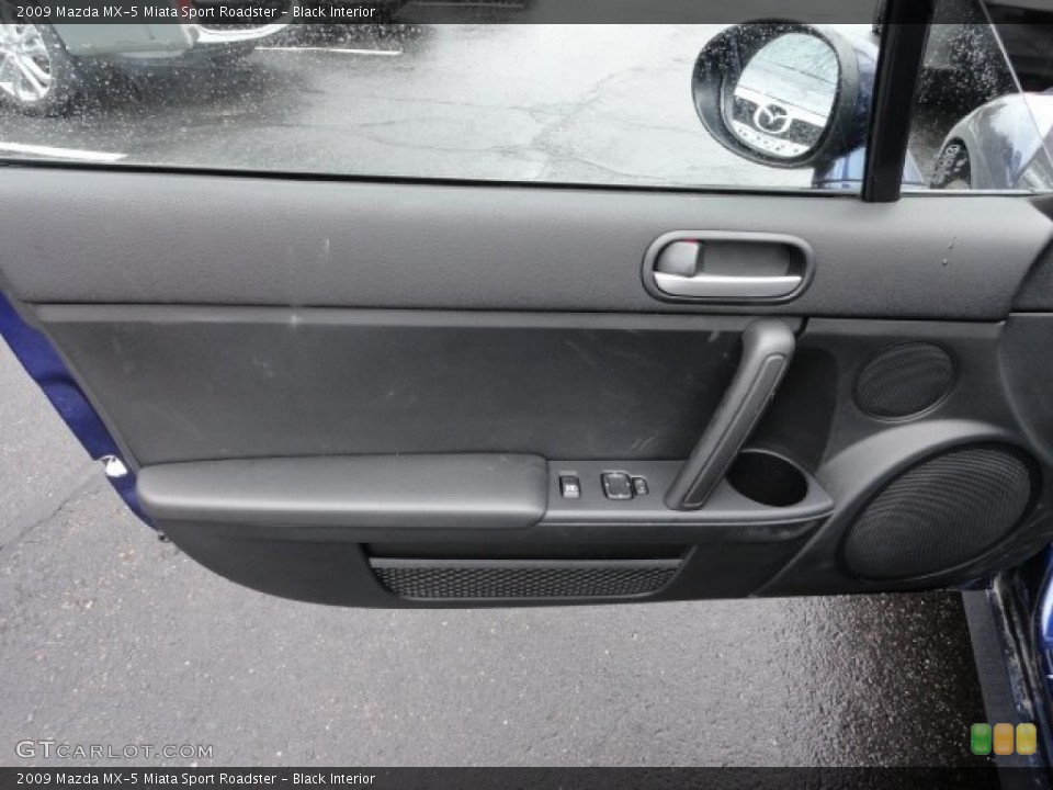 Black Interior Door Panel for the 2009 Mazda MX-5 Miata Sport Roadster #59662842