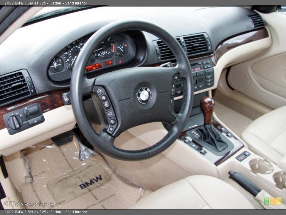 Sand Interior Dashboard for the 2002 BMW 3 Series 325xi Sedan #59663292