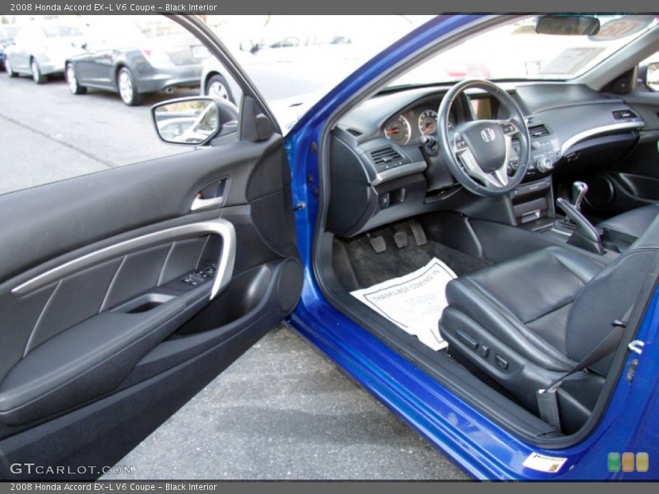 Black Interior Photo for the 2008 Honda Accord EX-L V6 Coupe #59664435
