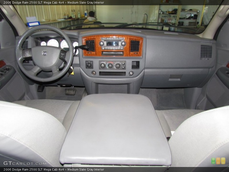 Medium Slate Gray Interior Dashboard for the 2006 Dodge Ram 2500 SLT Mega Cab 4x4 #59665800