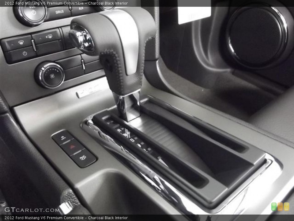 Charcoal Black Interior Transmission for the 2012 Ford Mustang V6 Premium Convertible #59668677