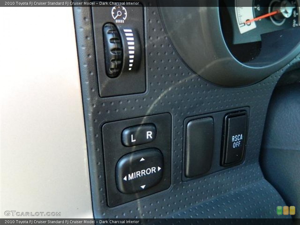 Dark Charcoal Interior Controls for the 2010 Toyota FJ Cruiser  #59670937