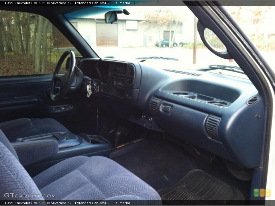 Blue Interior Dashboard for the 1995 Chevrolet C/K K1500 Silverado Z71 Extended Cab 4x4 #59671747