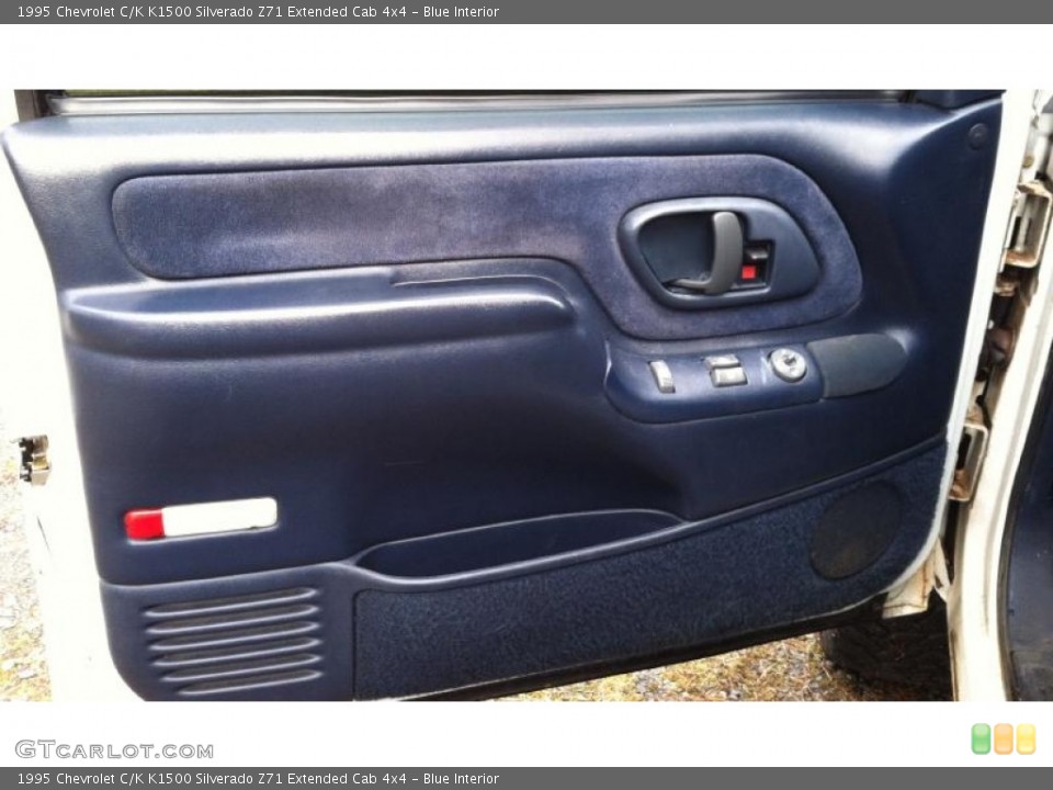 Blue Interior Door Panel For The 1995 Chevrolet C K K1500