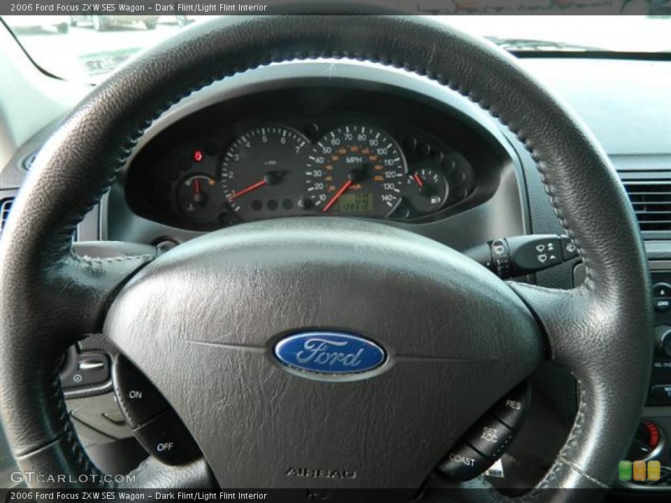 Dark Flint/Light Flint Interior Steering Wheel for the 2006 Ford Focus ZXW SES Wagon #59673103