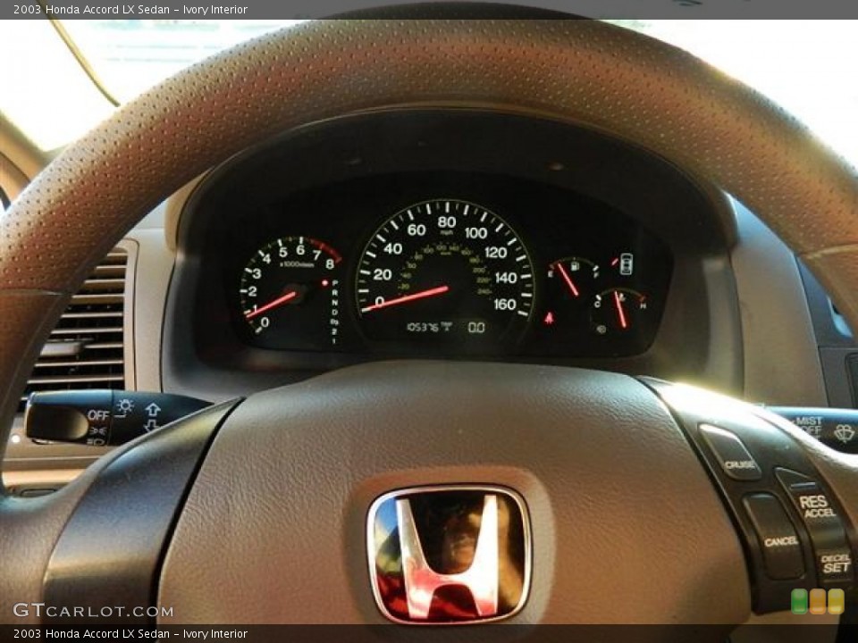 Ivory Interior Gauges for the 2003 Honda Accord LX Sedan #59674075