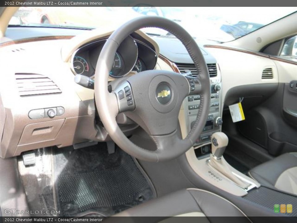 Cocoa/Cashmere Interior Steering Wheel for the 2012 Chevrolet Malibu LTZ #59674365